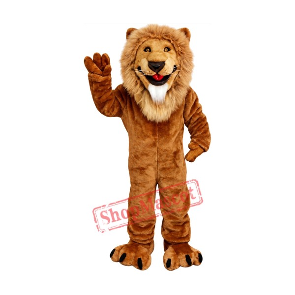 Superb Lightweight Friendly Lion Mascot Costume
