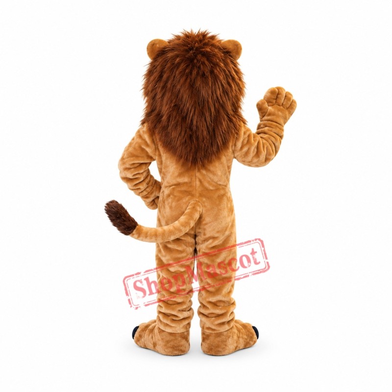 Friendly Muscular Lion Mascot Costume Friendly Muscular Lion Mascot Costume