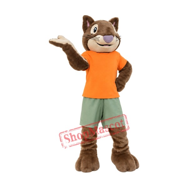 Power Sport Squirrel Mascot Costume