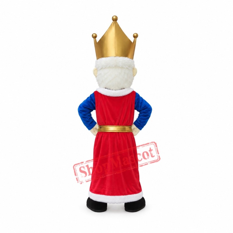 Friendly Old King Mascot Costume