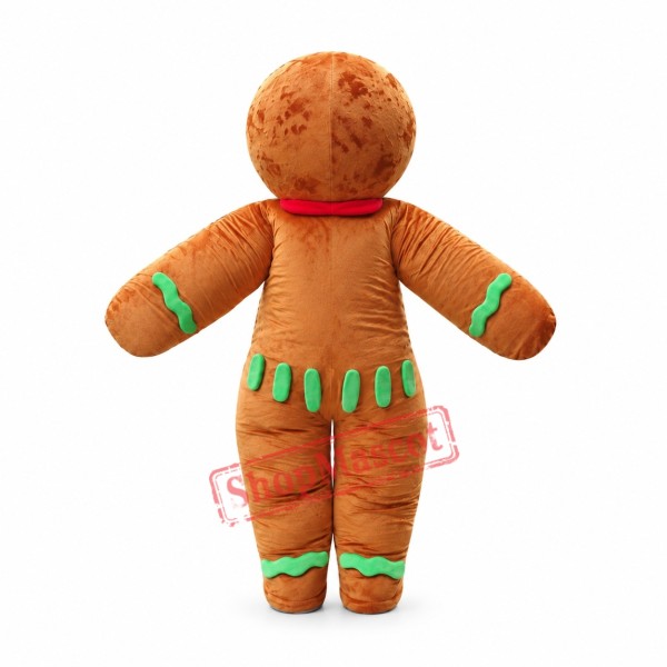 Superb Gingerbread Mascot Costume Superb Gingerbread Mascot Costume