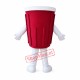 Customized Red Coffee Cup Mascot Costume