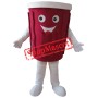 Customized Red Coffee Cup Mascot Costume