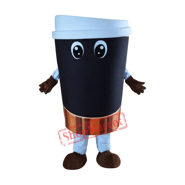 Customized Coffee Cup Mascot Costume Customized Coffee Cup Mascot Costume