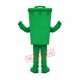 Green Recycle Trash Can Mascot Costume Green Recycle Trash Can Mascot Costume