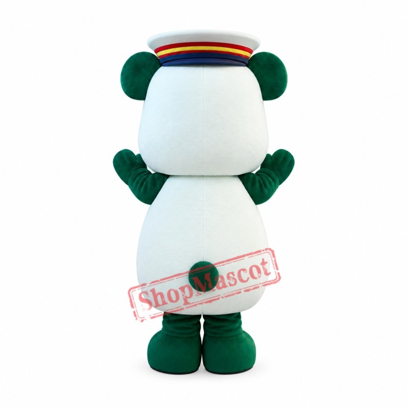 Green Lightweight Panda Mascot Costume
