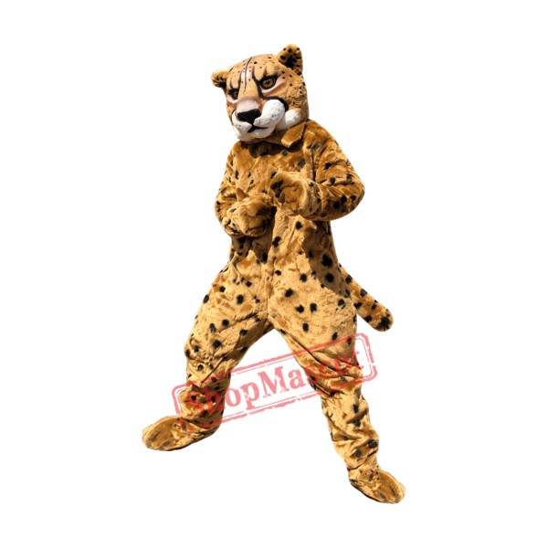 Cheetah Mascot Costume Cheetah Mascot Costume