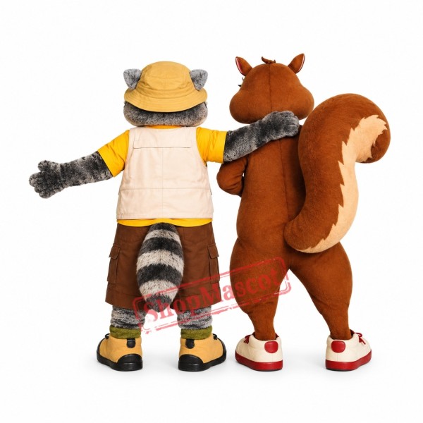 Realistic Lightweight Squirrel Mascot Costume Realistic Lightweight Squirrel Mascot Costume
