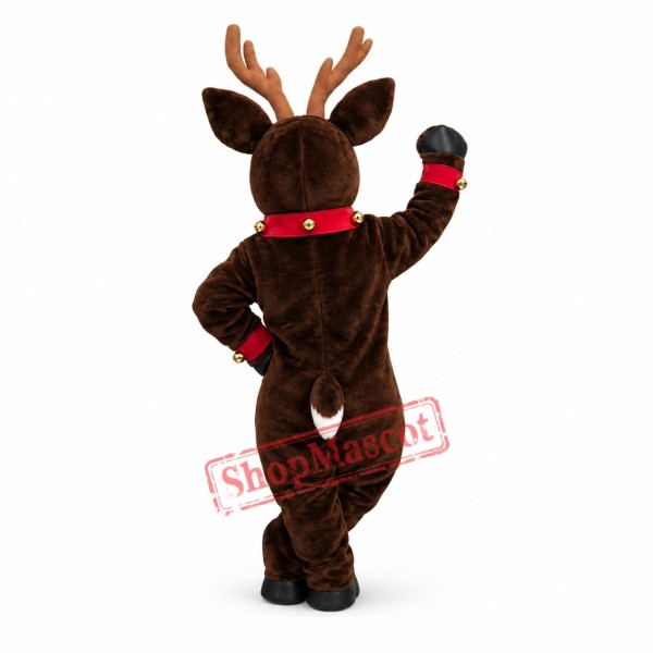 Christmas Elk Mascot Costume Christmas Elk Mascot Costume