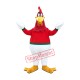 Friendly Lightweight Rooster Mascot Costume Friendly Lightweight Rooster Mascot Costume