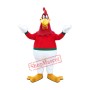 Friendly Lightweight Rooster Mascot Costume