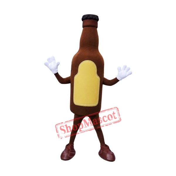 Realistic Beer Bottle Mascot Costume