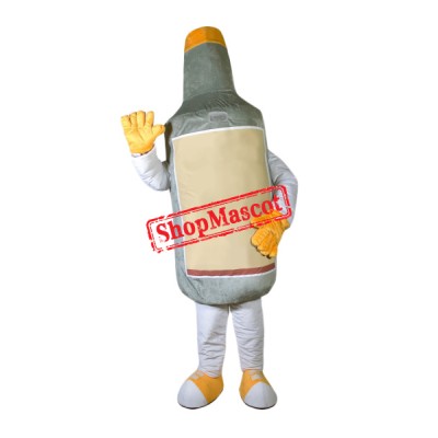 White Wine Bottle Mascot Costume