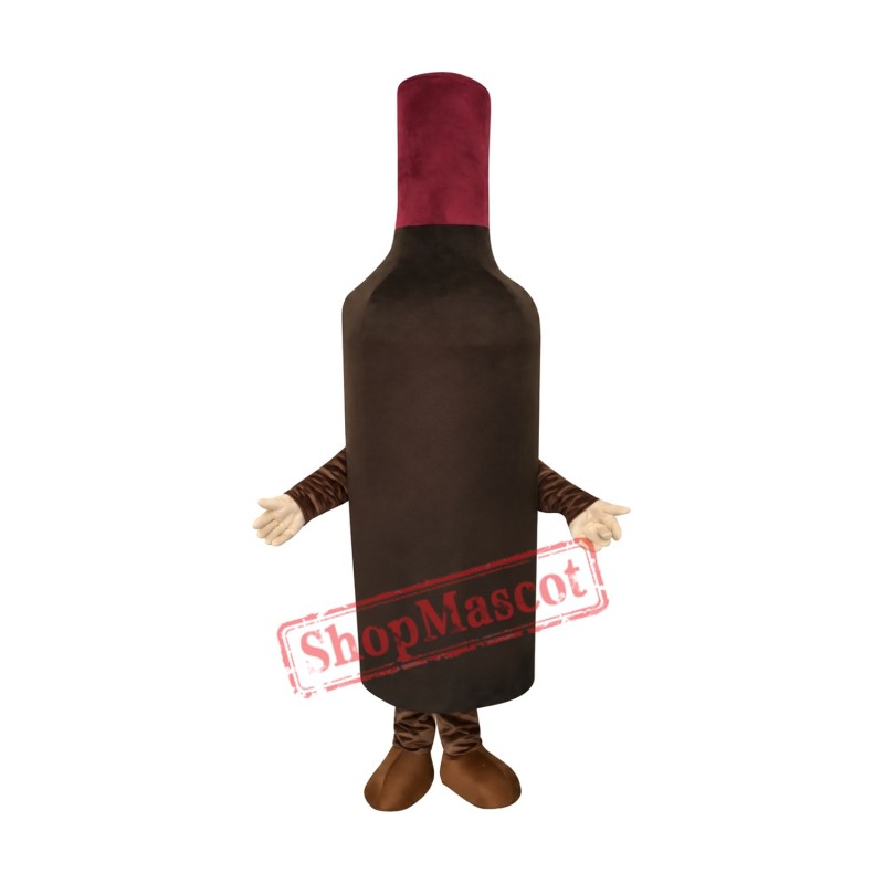Grape Wine Bottle Mascot Costume