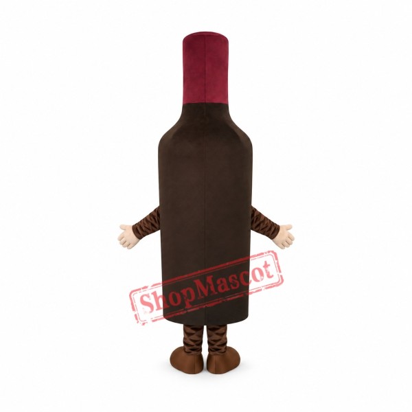 Grape Wine Bottle Mascot Costume Grape Wine Bottle Mascot Costume