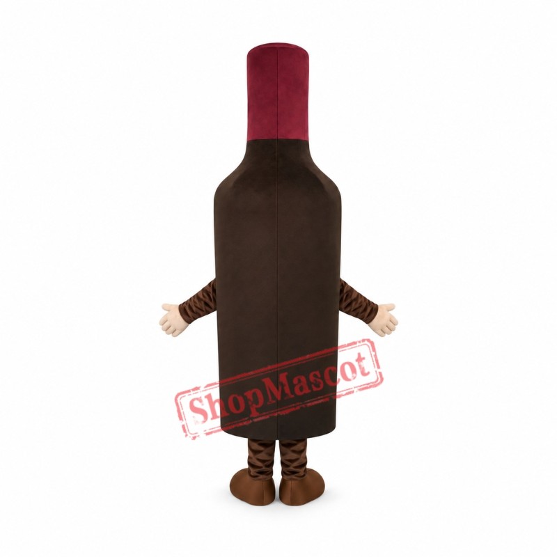 Grape Wine Bottle Mascot Costume
