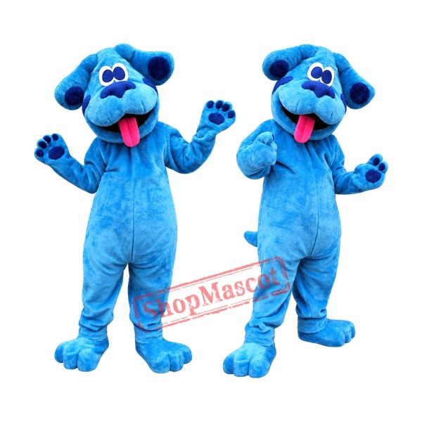 Affordable Blue Clues Dog Mascot Costume Affordable Blue Clues Dog Mascot Costume