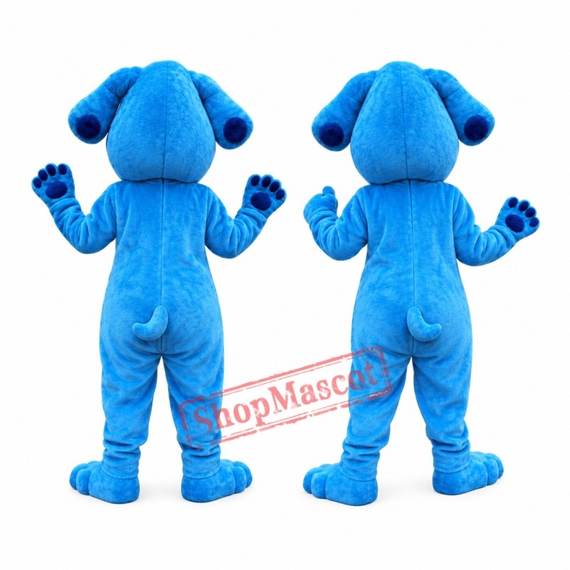 Affordable Blue Clues Dog Mascot Costume Affordable Blue Clues Dog Mascot Costume