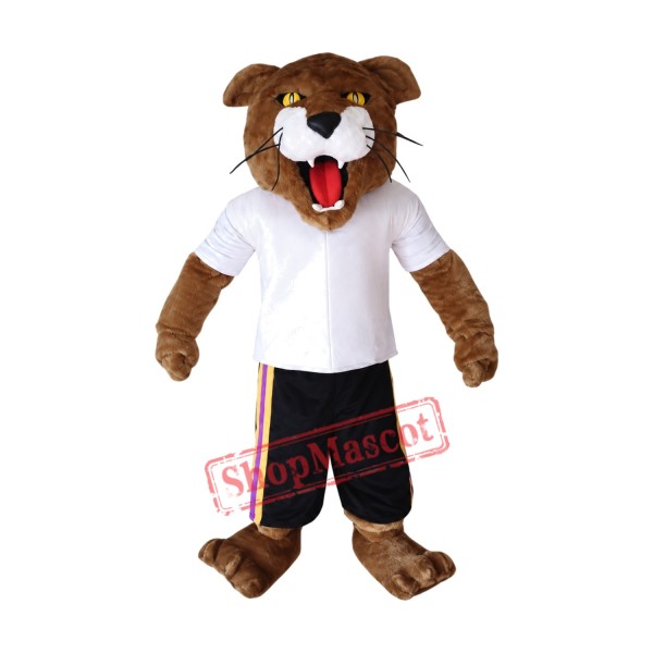 Superb Lightweight Cougar Mascot Costume