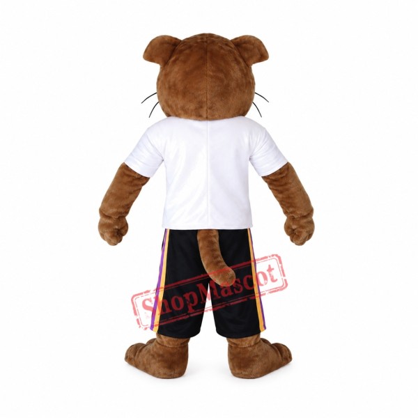Superb Lightweight Cougar Mascot Costume Superb Lightweight Cougar Mascot Costume