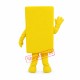 Yellow Book Mascot Costume Yellow Book Mascot Costume