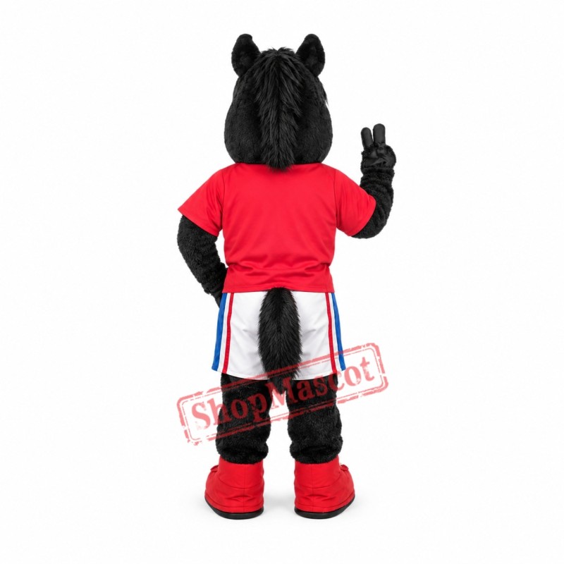 Sport Lightweight Black Horse Mascot Costume Sport Lightweight Black Horse Mascot Costume