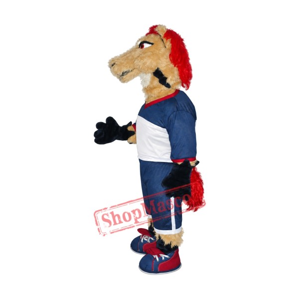 Sport Lightweight Mustang Mascot Costume