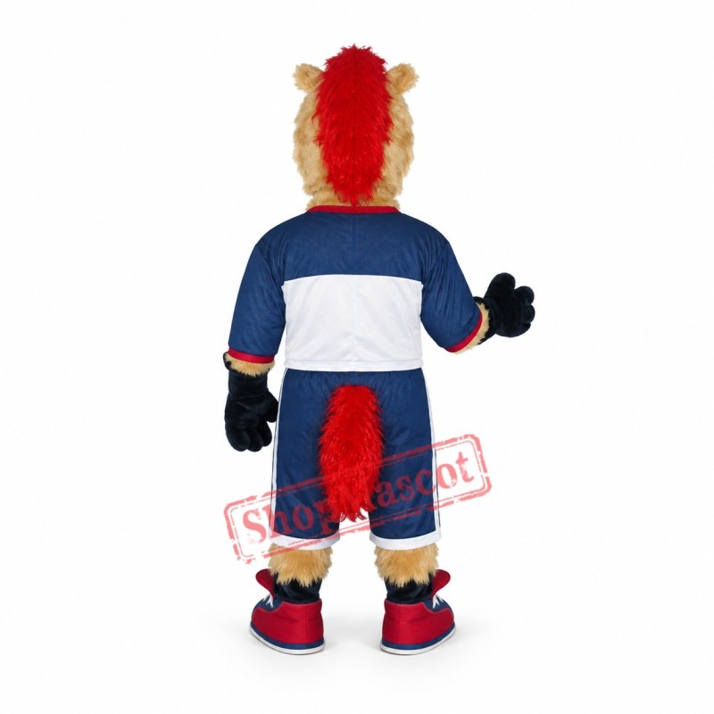 Sport Lightweight Mustang Mascot Costume Sport Lightweight Mustang Mascot Costume