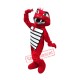 Realistic Red Cobra Mascot Costume Realistic Red Cobra Mascot Costume