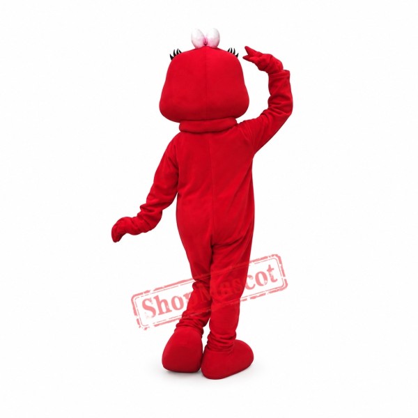 Realistic Red Cobra Mascot Costume Realistic Red Cobra Mascot Costume
