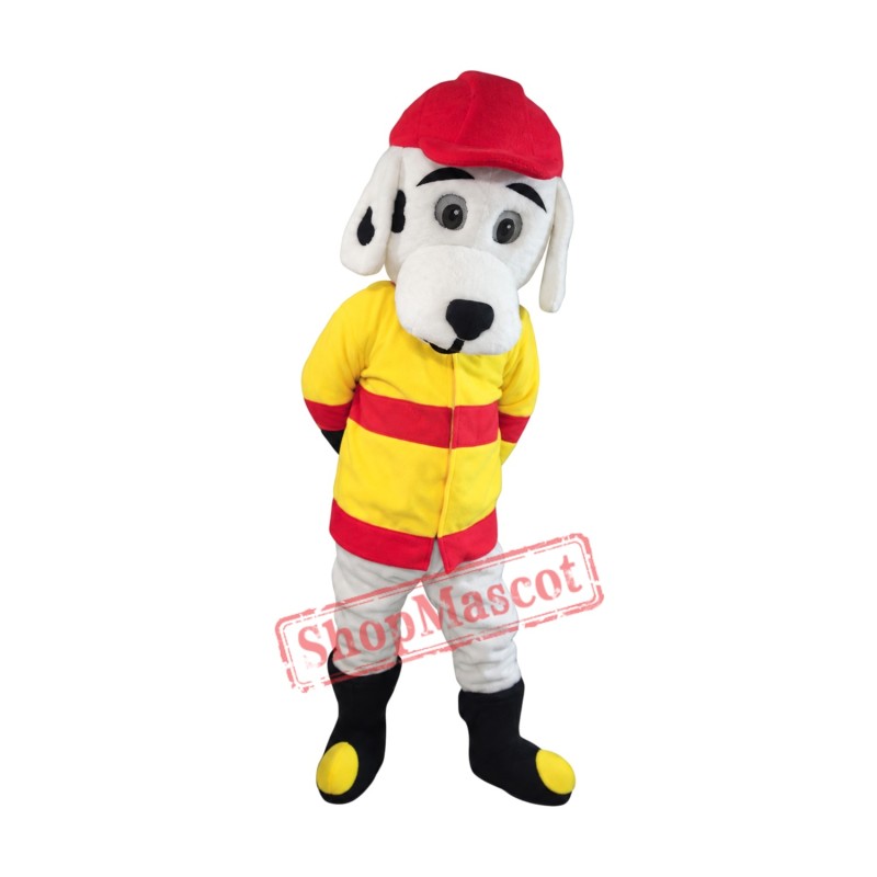 Affordable Lightweight Fire Dog Mascot Costume Affordable Lightweight Fire Dog Mascot Costume