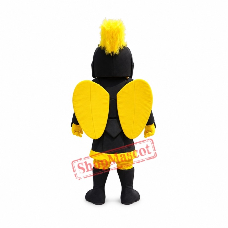 Angel Spartan Knight Mascot Costume Angel Spartan Knight Mascot Costume