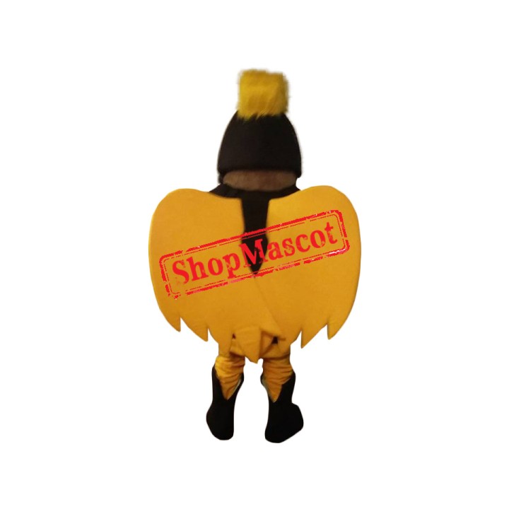 Angel Spartan Knight Mascot Costume