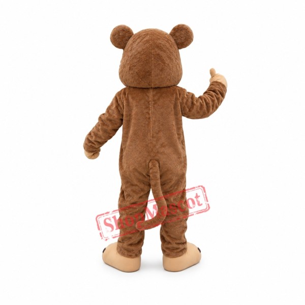 Realistic Lightweight Monkey Mascot Costume Realistic Lightweight Monkey Mascot Costume