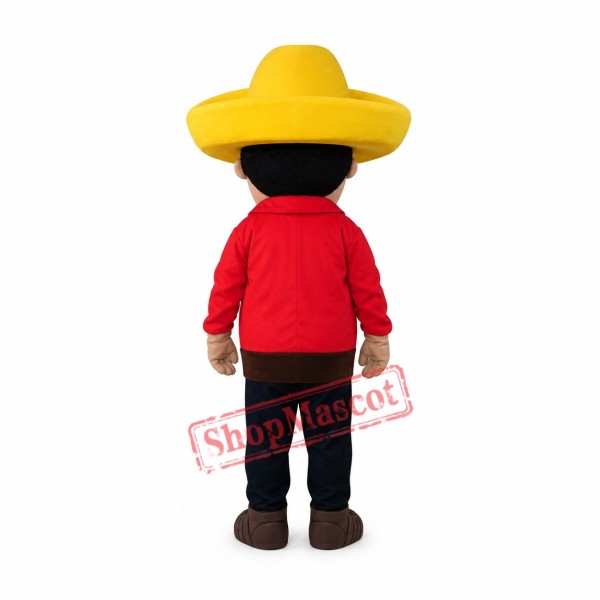 Friendly Lightweight Mexican Man Mascot Costume