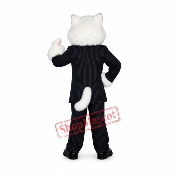 Boss Cat Mascot Costume Boss Cat Mascot Costume