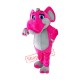 Realistic Pink Elephant Mascot Costume