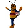 Realistic Happy Bee Mascot Costume