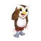 Realistic Happy Owl Mascot Costume Realistic Happy Owl Mascot Costume