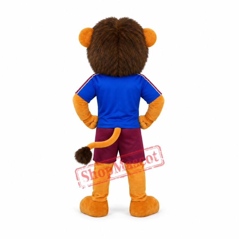 Realistic Sport Lion Mascot Costume Realistic Sport Lion Mascot Costume