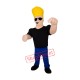 Fashion Boy Mascot Costume Fashion Boy Mascot Costume