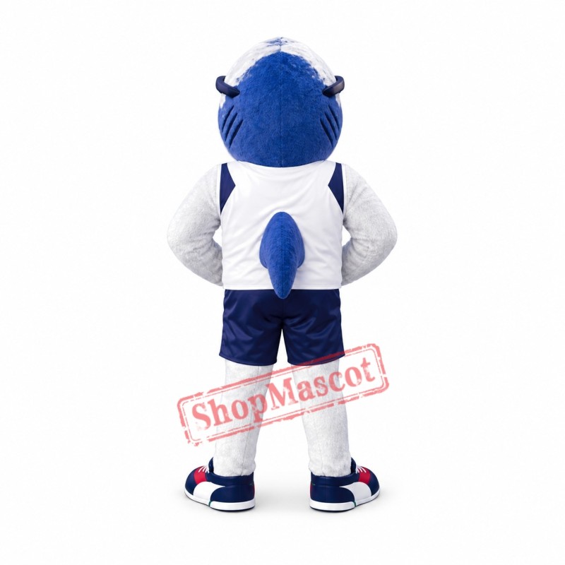 Realistic Sport Shark Mascot Costume