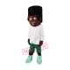 Happy African American Mascot Costume Happy African American Mascot Costume