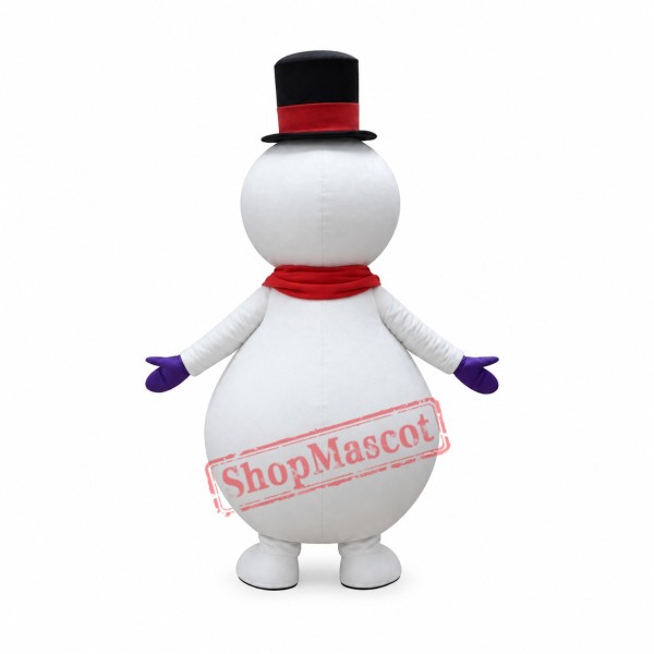 Realistic Lightweight Snowman Mascot Costume Realistic Lightweight Snowman Mascot Costume