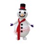 Realistic Lightweight Snowman Mascot Costume