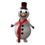 Realistic Lightweight Snowman Mascot Costume