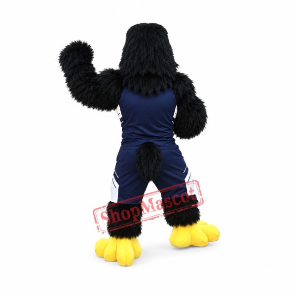 Sport Black Eagle Mascot Costume Sport Black Eagle Mascot Costume