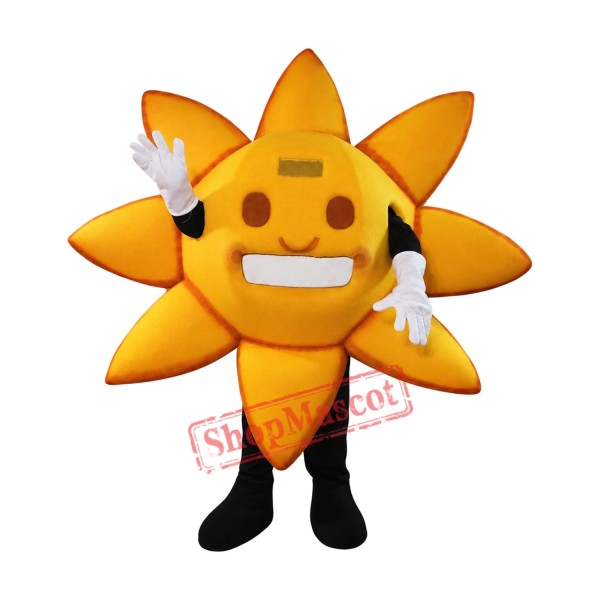 Happy Lightweight Sunflower Mascot Costume Happy Lightweight Sunflower Mascot Costume