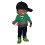 Black Hat Boy Mascot Costume