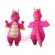 Affordable Pink Dragon Mascot Costume Affordable Pink Dragon Mascot Costume